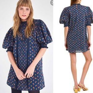 Farm Rio Mini Cashew Dress NWOT Anthropologie M